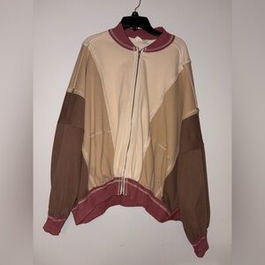 Stylish Multicolor Zip-Up Jacket